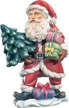 Santa Claus with tree