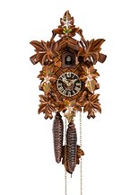 Cuckoo clock: Iris flower