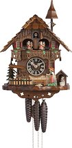 Cuckoo clock: The lady in the garden (with carillon)
