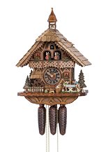 Cuckoo clock: Sawing the wood (with carillon)