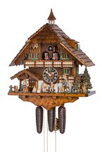 Cuckoo clock: Scenes of life in the mountains (with carillon)